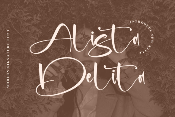 Alista Delita: Elevating Digital Brand Identity with a Unique Script Typeface
