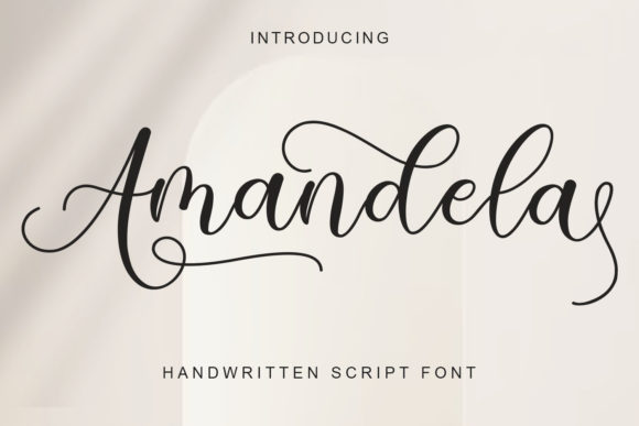 Amandela: A Magical Script Font for Elegant Editorial Design