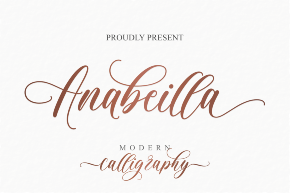 Anabeilla Script Font for Editorial Design