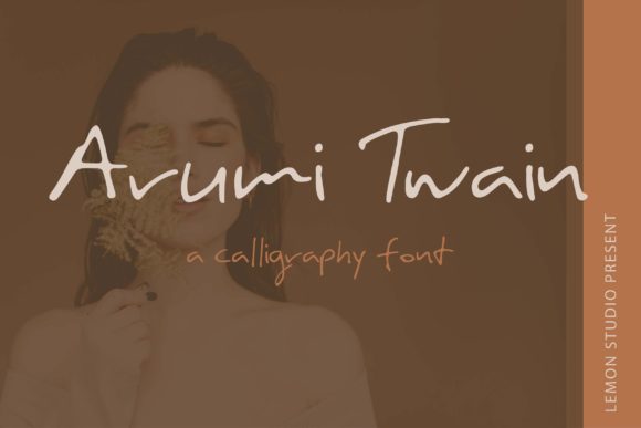 Arumi Twain: A Chic Script Font for Sophisticated Editorial Design
