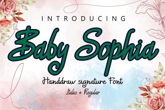 Baby Sophia Font: A Whimsical Script for Memorable Campaigns