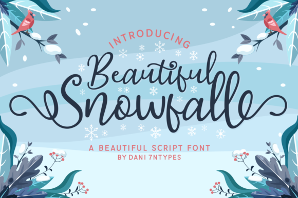 Beautiful Snowfall Typeface Review for Elegant Campaigns