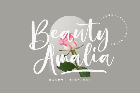 Beauty Amalia: A Playful Script Handwritten Font for Crafters