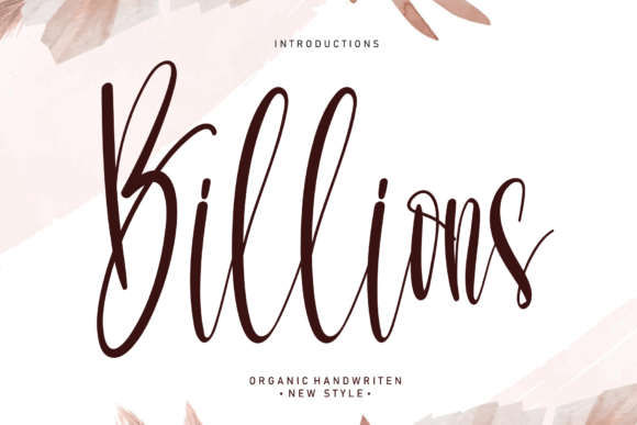 Billions: The Elegant Script Font for Boutique Branding