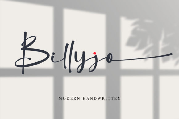 Billyjo: A Vintage Script Font for Polished Digital Branding