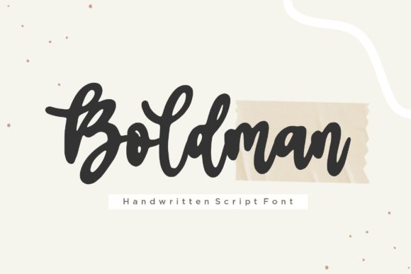 Boldman Script Font for Modern Brand Identity