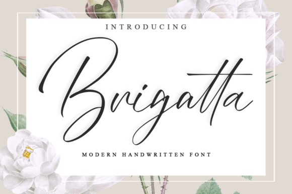 Brigatta Font: A Stylish Script for Modern Designers