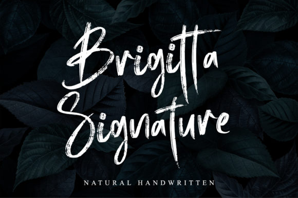 Brigitta Signature: The Graceful Script Font for Elegant Branding