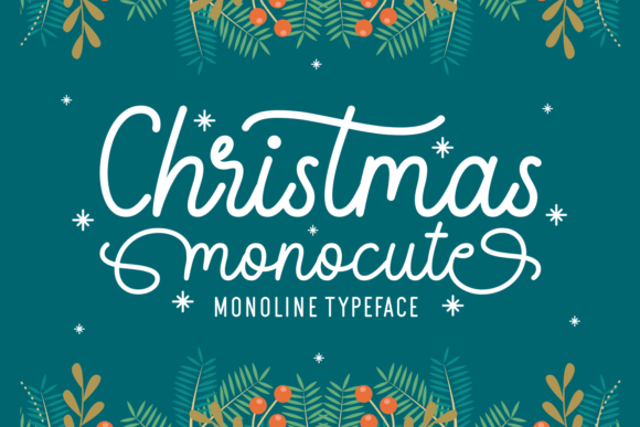 Christmas Monocute: The Vintage Script Font for High-Converting Campaigns