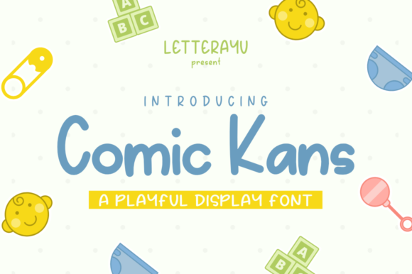 Comic Kans: A Cute Script Font for Sweet Campaign Designs