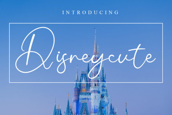 Disneycute Typeface for Elegant Handmade Branding