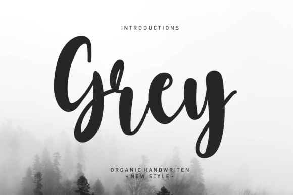 Grey: A Stylish Script Handwritten Font for Modern Branding