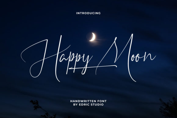 Happy Moon Typeface Review: Elegant Script for Branding