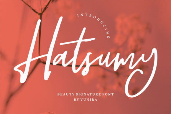 Hatsumy: The Chic Script Font for Sophisticated Branding