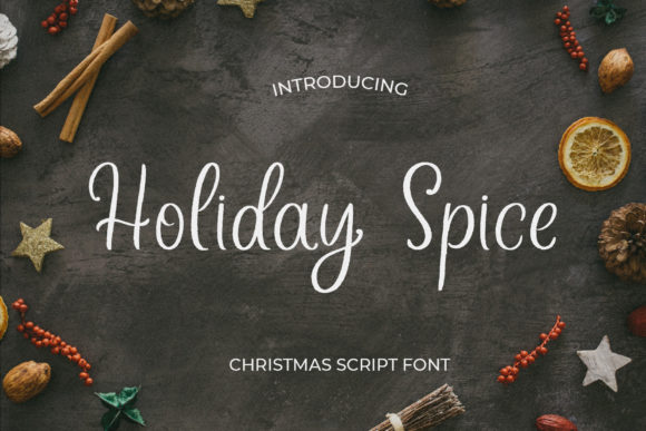 Holiday Spice: The Perfect Christmas Script Font for Branding