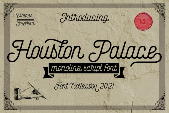 Houston Palace Font: A Vintage Script for Makers and Designers