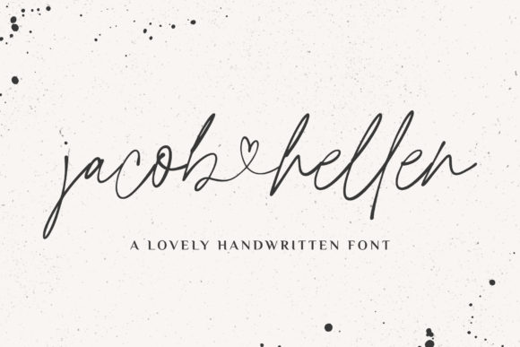 Jacob Hellen: A Charming Script Handwritten Font for Editorial Design