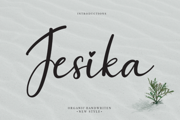 Jesika: A Graceful Script Font for Editorial and Wedding Design
