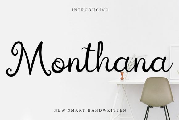 Monthana: A Chic Script Handwritten Font for Modern Editorial Design