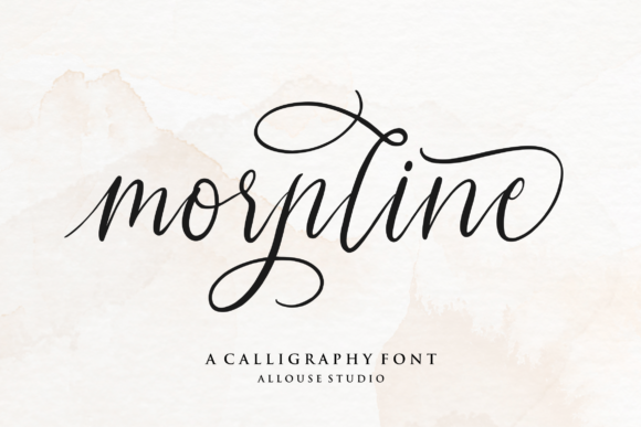 Morpline: A Magical Script Font for Elegant Branding