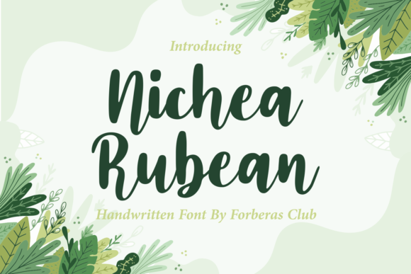 Nichea Rubean: The Enchanting Handwritten Font for Romantic Campaigns
