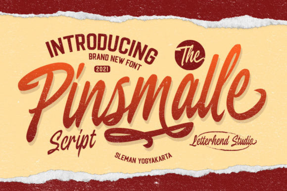 Pinsmalle: The Elegant Script Typeface for Modern Branding
