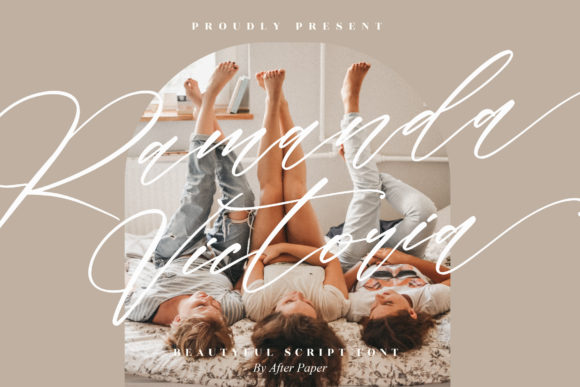 Ramanda Victoria: A Chic Script Handwritten Font for Sophisticated Branding