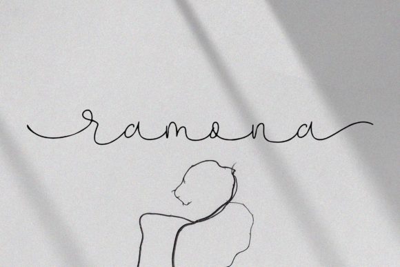 Ramona Signature: A Graceful Script Font for Elegant Campaign Design