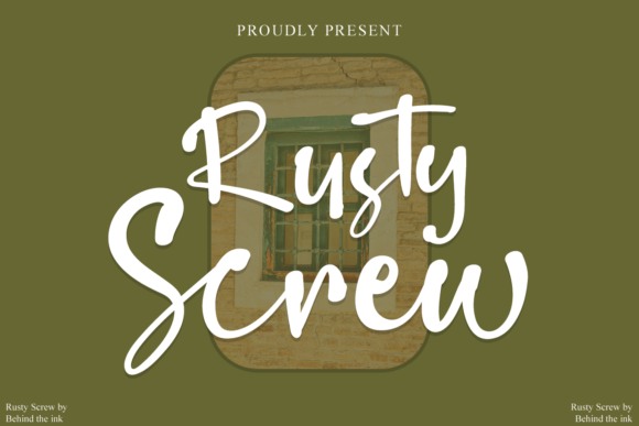 Rusty Screw: The Elegant Script Font for Scroll-Stopping Visuals