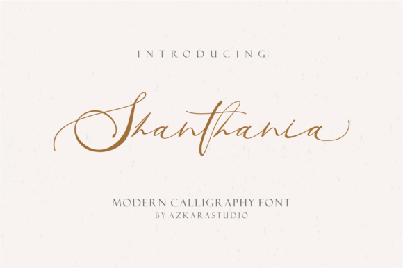 Santhania: The Elegant Script Font for Polished Digital Branding