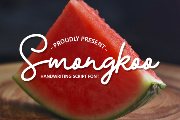 Smongkoo: A Thin Lettered Script Font for Editorial Design