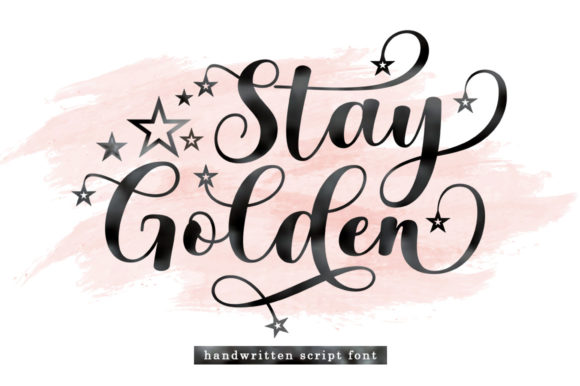 Stay Golden: The Elegant Script Font for Editorial Design