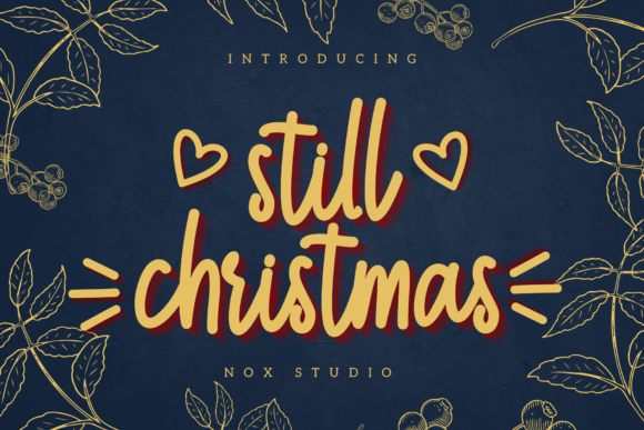 Still Christmas Font Review