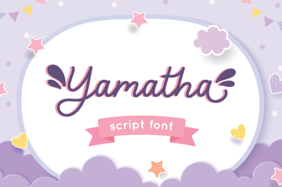 Yamatha Script Font for Vintage Craft Branding